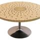 Table ronde mozaiektafel avec tulpvoet 'Schwalingen'