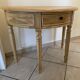 Half-moon entryway console