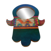 Petit miroir style mexicain