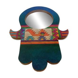 Petit miroir style mexicain