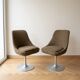 Set of 5 swivel tulip-style chairs from the 1970s.