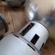 Lot de 4 suspensions industrielles XX°