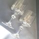 Set de 10 verres à vin en cristal taillé