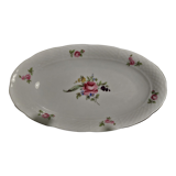 Ravier fine bohemian porcelain Thun floral decoration
