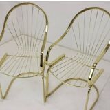 Pair of Gastone Rinaldi chairs, 1970s.