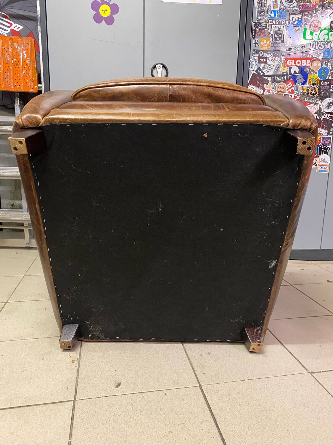 Fauteuil club cuir