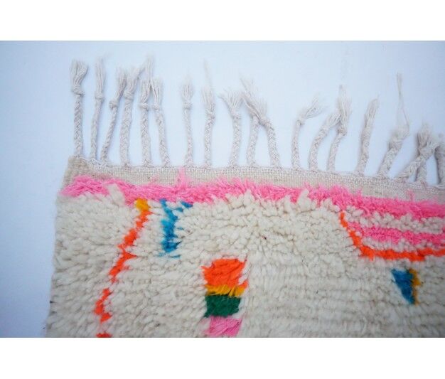 Colorful Berber carpet handmade 182 x 108cm