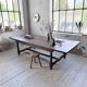 Solid oak table 1900 drapery style XL 280cm with extensions