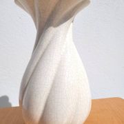 Vintage cracked ceramic vase from the Charolles pottery.