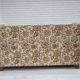 1950s, Danish 2-seater sofa, beige/ brown furniture fabric, oak wood.