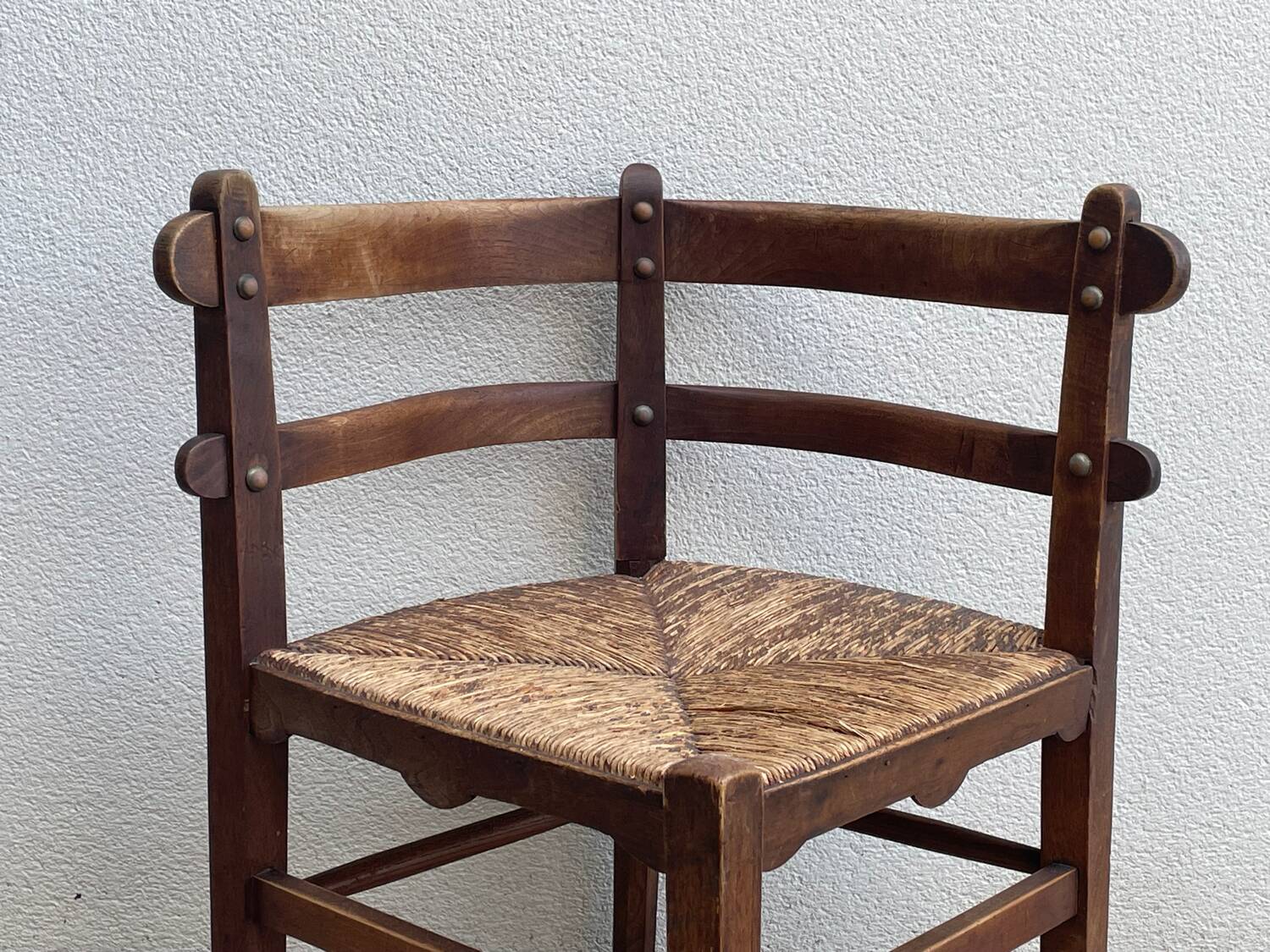 Vintage corner armchair