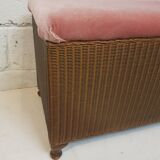 Lloyd loom chest bench
