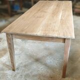 Large solid oak farmhouse table with two drawers 260 cm x 100 cm