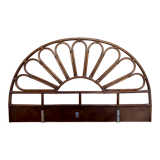 Rattan flower headboard