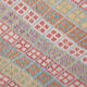 Handmade flat woven geometric kilim rug- 202x296cm