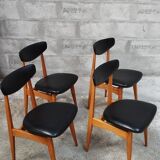 Scandinavian style chairs 60s