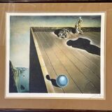 Lithograph salvator dalli - after surrealist composition - signed proof d