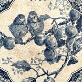 Gien birds iron earthenware trivet