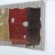 Tapisserie Murale Textile Vintage, Tenture Design, Art Textile, 88x106 Cm