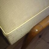 Pair of large vintage 1950s ottoman footstools.