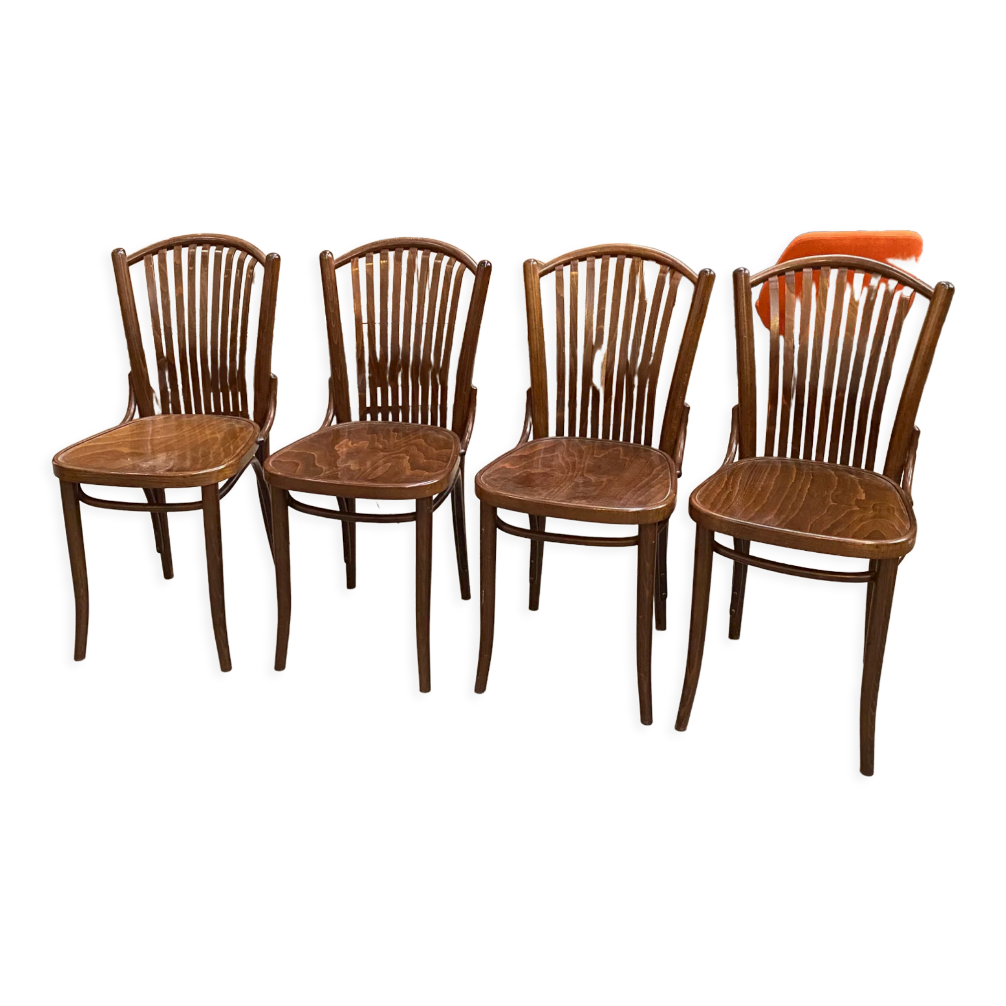 Suite of 4 bistro chairs