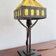 Lampe de table suédoise Arts and Crafts par Arvid Böhlmarks