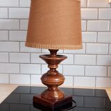 Lampe bois style arts and crafts