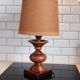 Lampe bois style arts and crafts