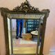 Bevelled mirror with gilded stucco parclose, from the Napoleon III period