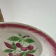 Plat creux Badonviller decors aux cerises