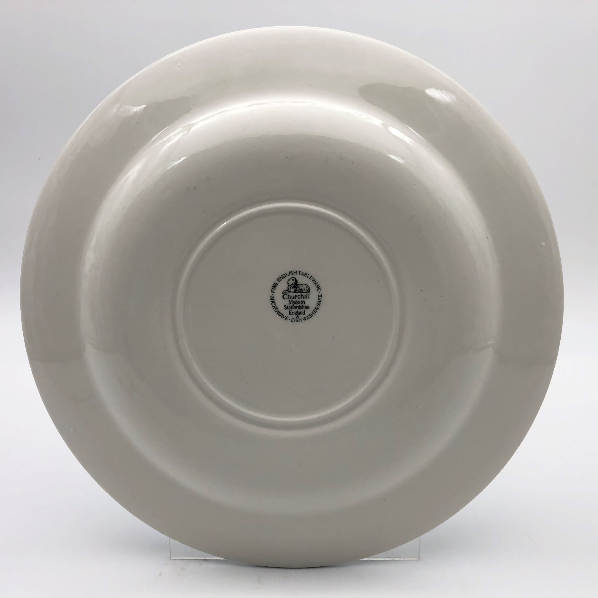 6 flat plates English "Churchill", Staffordshire.