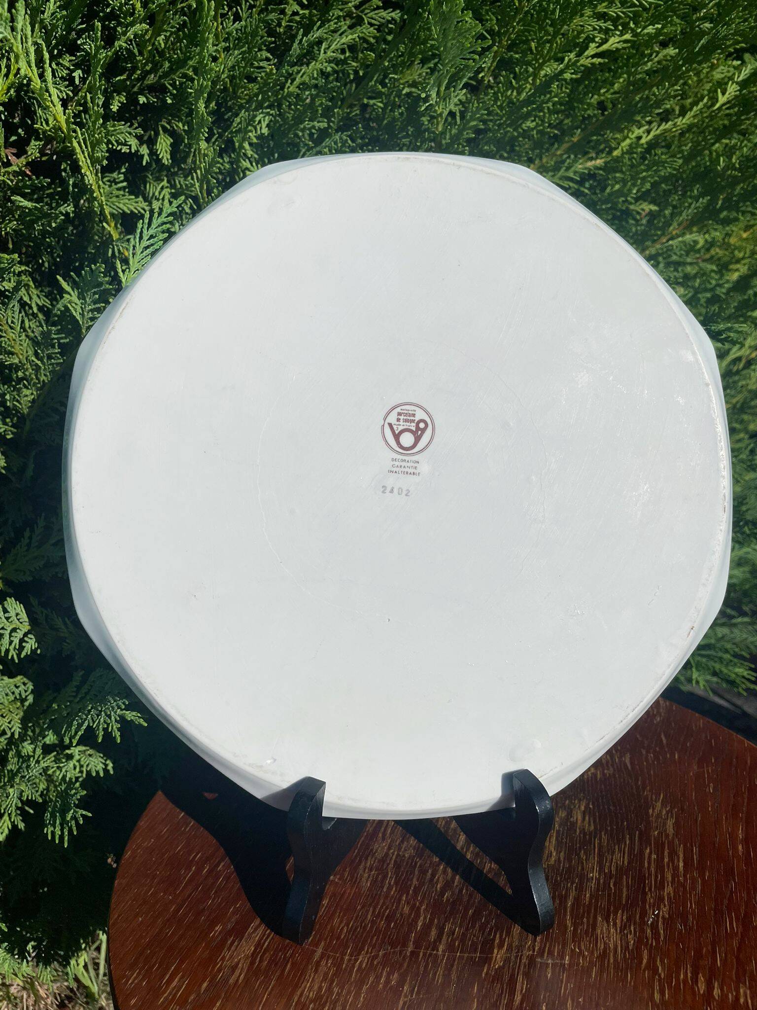 Large porcelain platter from Sologne