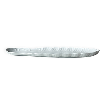 Large fish platter in white porcelain