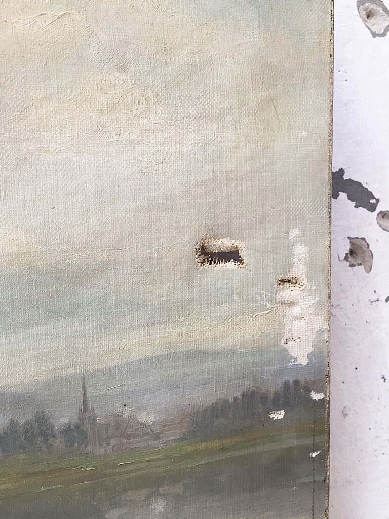 Landscape oil canvas