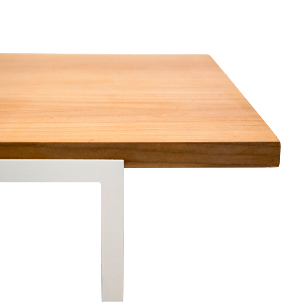 Table basse modèle T Angle par Florence Knoll Bassett pour Knoll International, 1960s