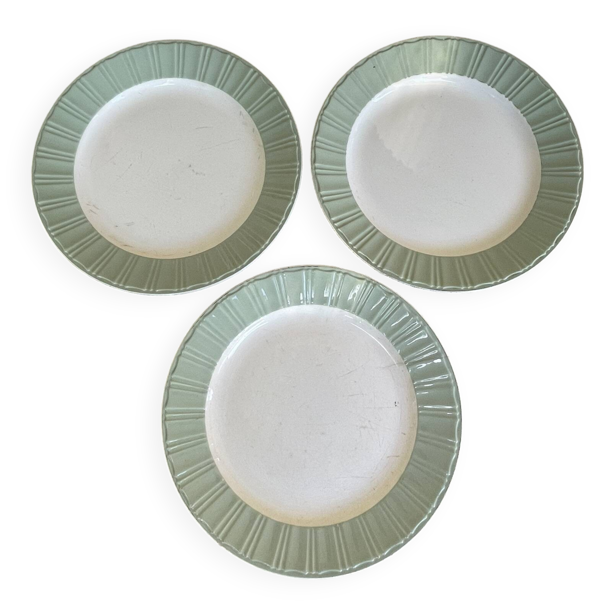 3 Villeroy and Boch flat plates