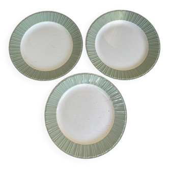 3 assiettes plates Villeroy et Boch