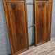 Pair of walnut wardrobe doors, dated 1895 / for cupboard