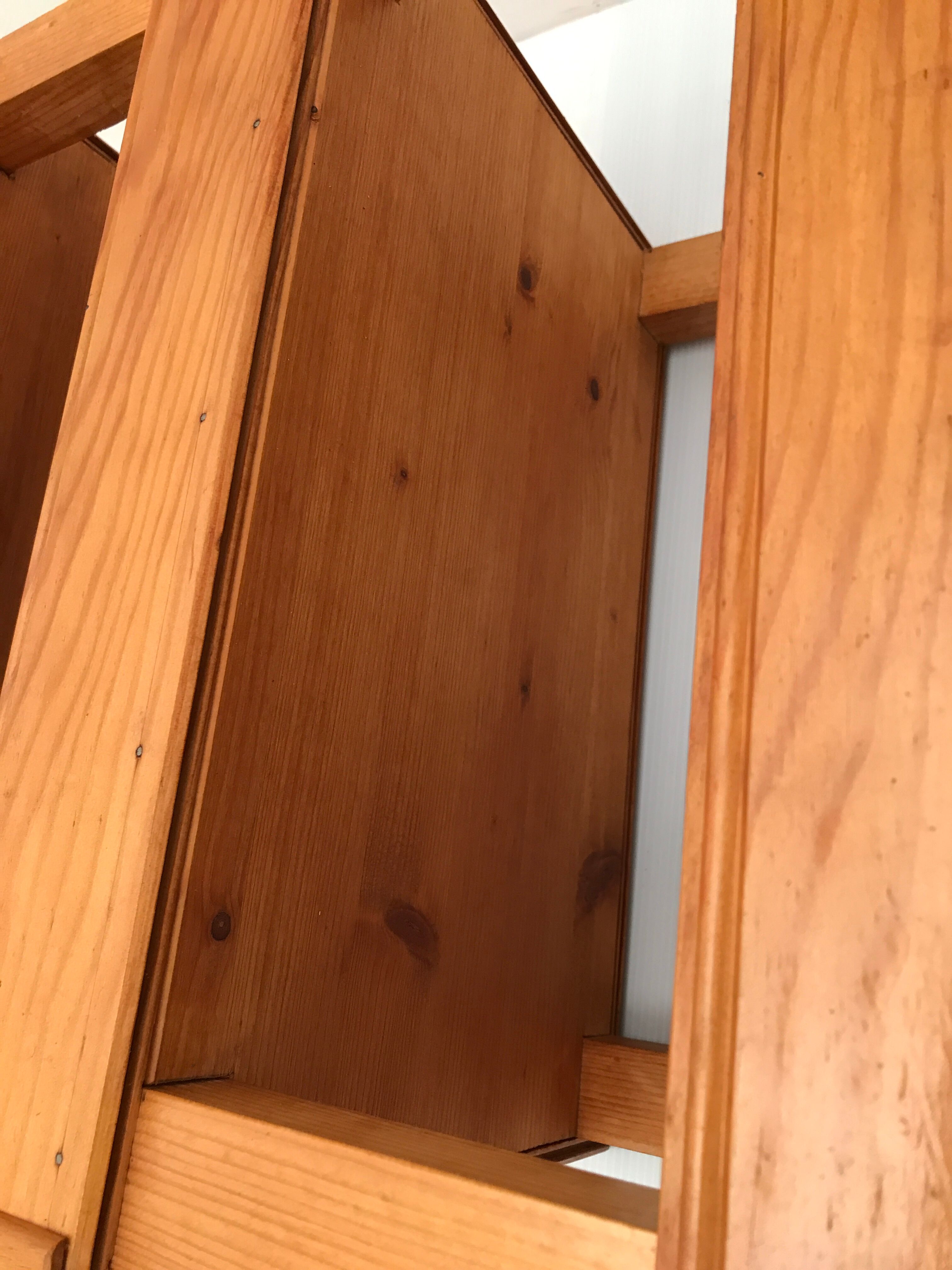 Vintage wooden rolling dessert