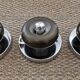 Set of 3 vintage space age sconces 60/70