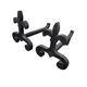 Pair of wrought iron andirons