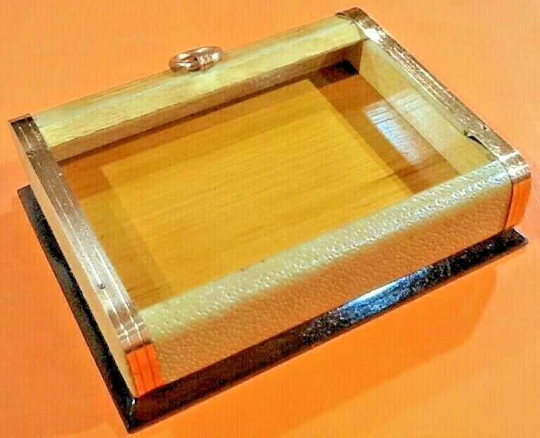 Box art deco curtain box for cigars cigarettes