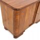 Art Deco style walnut chest of drawers, Poland, 1950s.