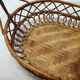 Braided rattan basket