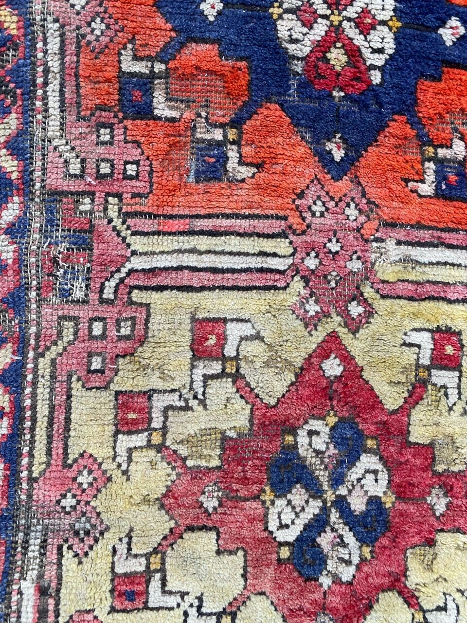 Ancient Turkish carpet Smyrne 130x197 cm