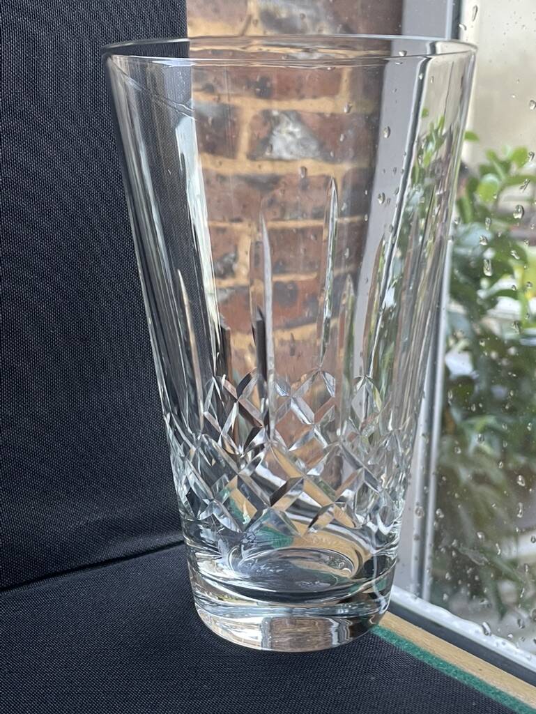 8 grands verres cristal taillé