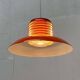 Mid-Century Modern German Space Age Orange Pendant Lamp, 1960s