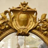 Miroir doré Napoléon III 58x81cm