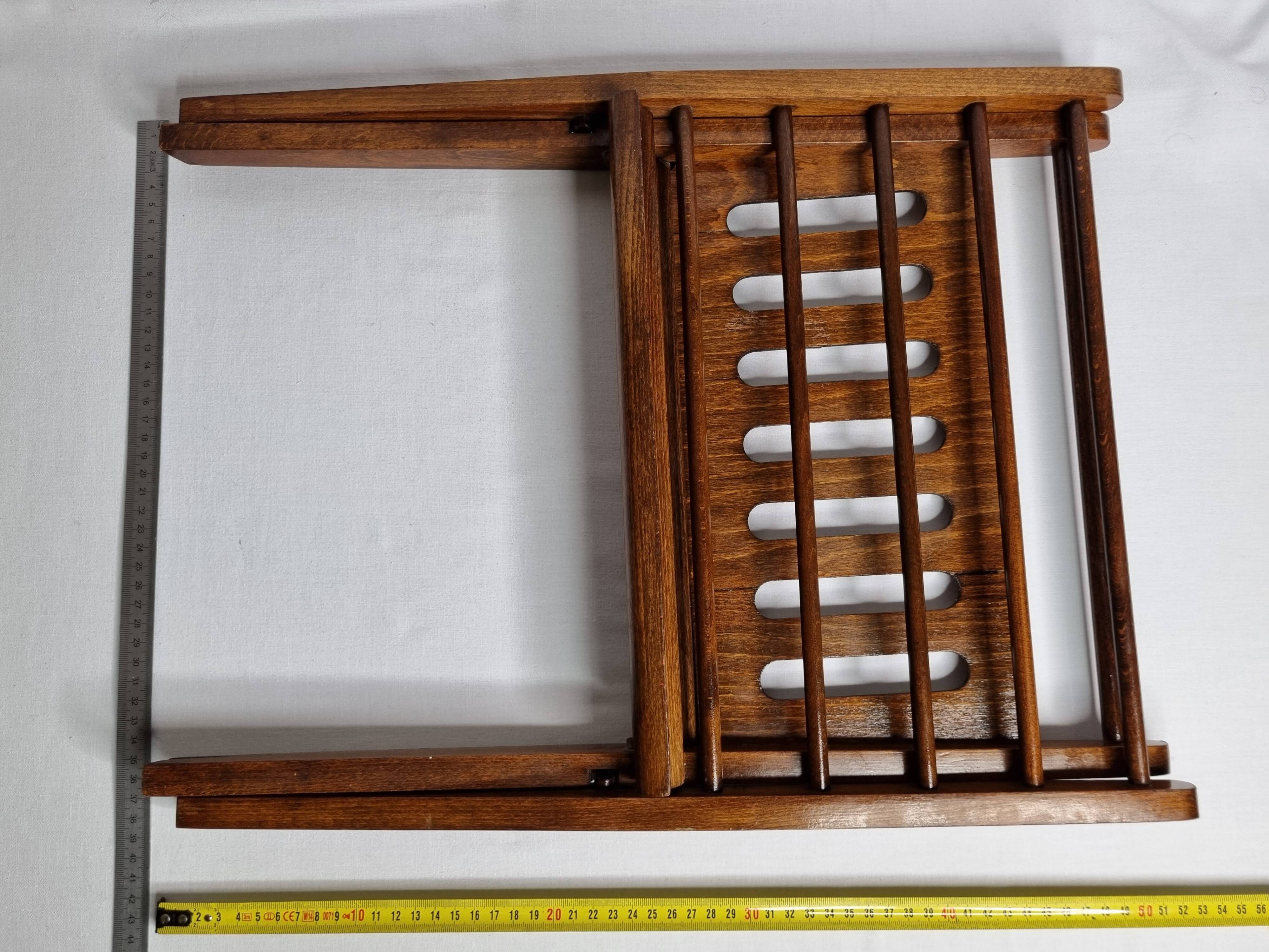 Cees Braakman folding magazine rack small model, 1960s Scandinavian design.