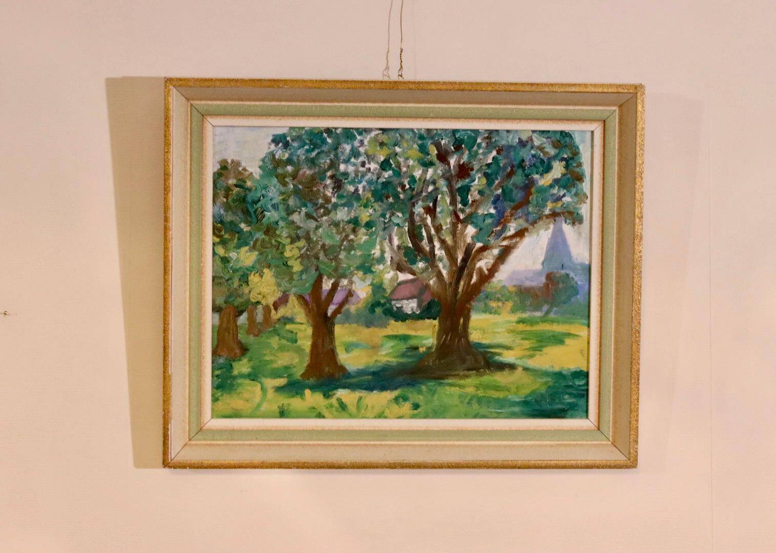 "House darkened by the trees" by A. Akalsson